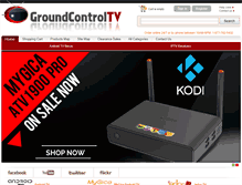Tablet Screenshot of groundcontroltv.com
